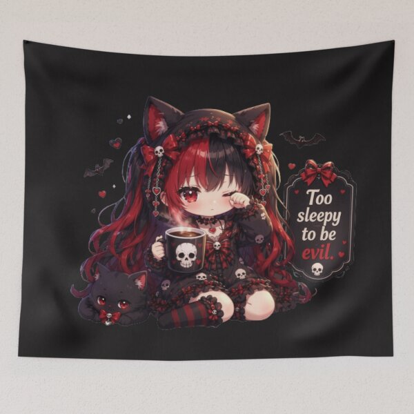 Item preview, Copy of Copy of Copy of Copy of  Cute Gothic Anime Girl Everything Sucks  designed and sold by Revyra Design .