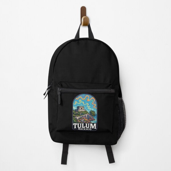 Item preview, Tulum Mexico Mayan Ruins Trippy Art Travel designed and sold by TomFrontierArt.