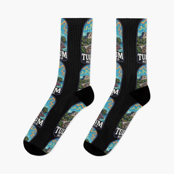 Item preview, Tulum Mexico Mayan Ruins Trippy Art Travel designed and sold by TomFrontierArt.