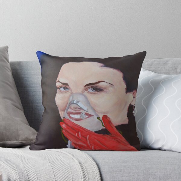 Item preview, Woman in mask painting designed and sold by Olivia Braunsteiner.