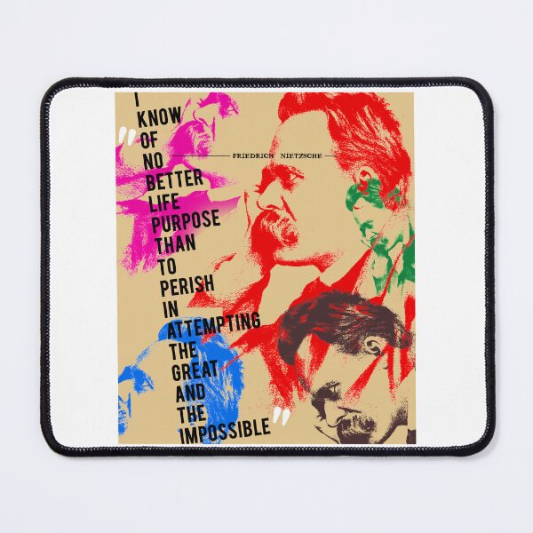 Item preview, Friedrich Nietzsche Quote on Attempting the Great and the Impossible No3 designed and sold by pahleeloola.