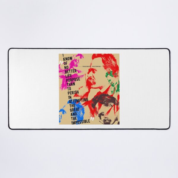 Item preview, Friedrich Nietzsche Quote on Attempting the Great and the Impossible No3 designed and sold by pahleeloola.