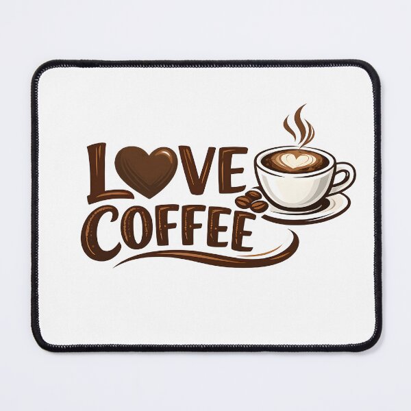 Item preview, love coffee designed and sold by Black-White-art.