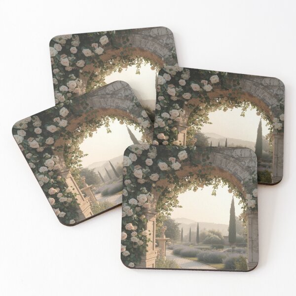 Item preview, Beyond the Garden Gate | Luxury Garden Wall Art | Peaceful Floral Landscape Print | Elegant Cottage Garden Decor | Timeless Nature Artwork designed and sold by VeloraNature.
