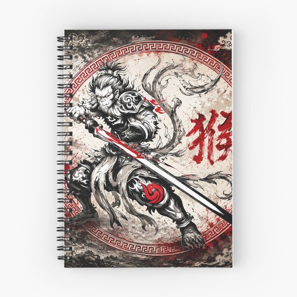 Item preview, Monkey King Warrior: Chinese Zodiac Legendary Guardian of the Celestial Realm designed and sold by Fei Long Design Hub.