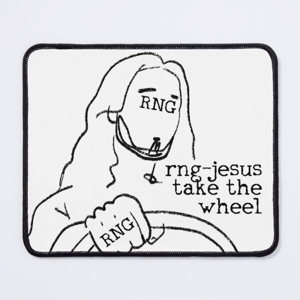 Item preview, RNG-JESUS TAKE THE WHEEL designed and sold by CrimsonBirdCo.