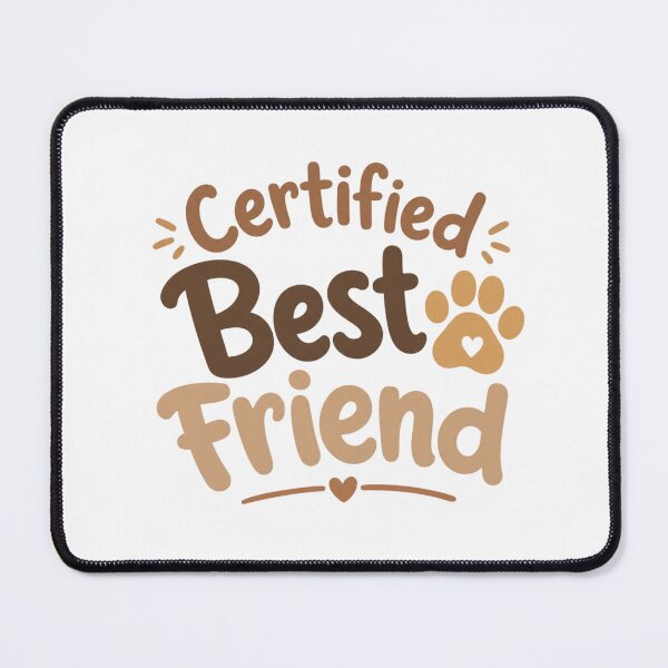 Item preview, Certified Best Friend Golden Retriever Dog Dad T-Shirt designed and sold by Ashley critters.