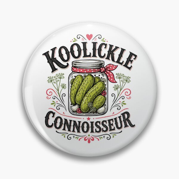 Item preview, Koolickle Connoisseur Hand Drawn Mason Jar Southern Snack Illustration designed and sold by The Junto Shop.