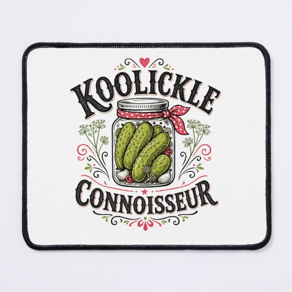 Item preview, Koolickle Connoisseur Hand Drawn Mason Jar Southern Snack Illustration designed and sold by The Junto Shop.