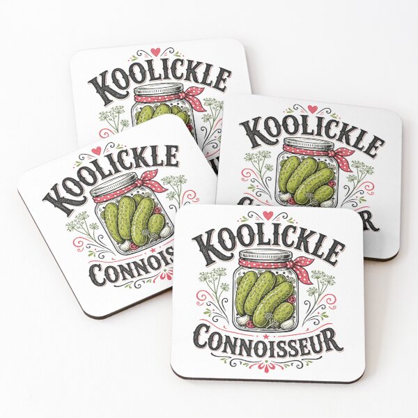 Item preview, Koolickle Connoisseur Hand Drawn Mason Jar Southern Snack Illustration designed and sold by The Junto Shop.