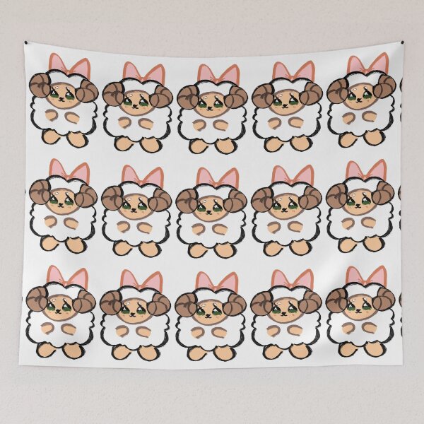 Item preview, Soft Pastel Kawaii Hachichimitsu the Expressive Sheep Standard Design designed and sold by Hachichimitsu.