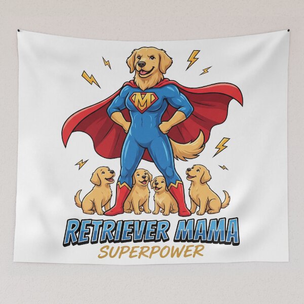 Item preview, Retriever Mama Superpower designed and sold by zoughlal.