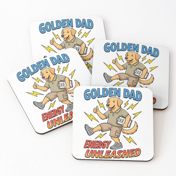 Item preview, Golden Dad Unleashed Energy designed and sold by zoughlal.