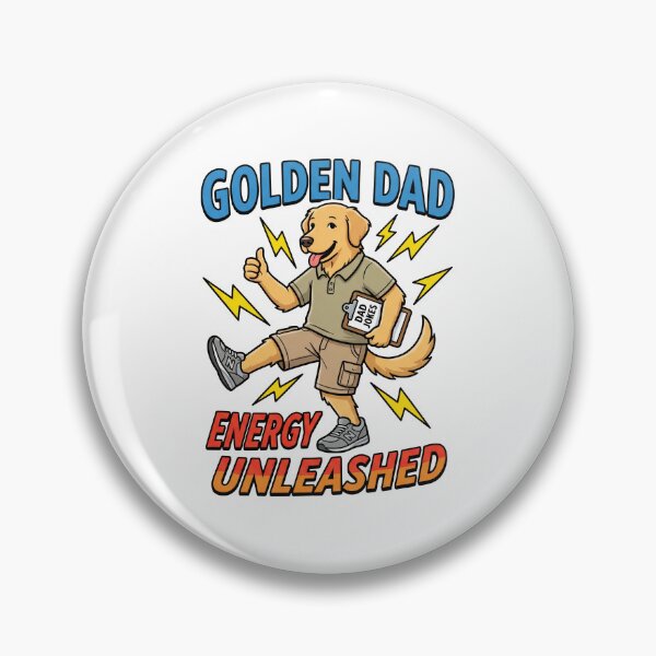 Item preview, Golden Dad Unleashed Energy designed and sold by zoughlal.