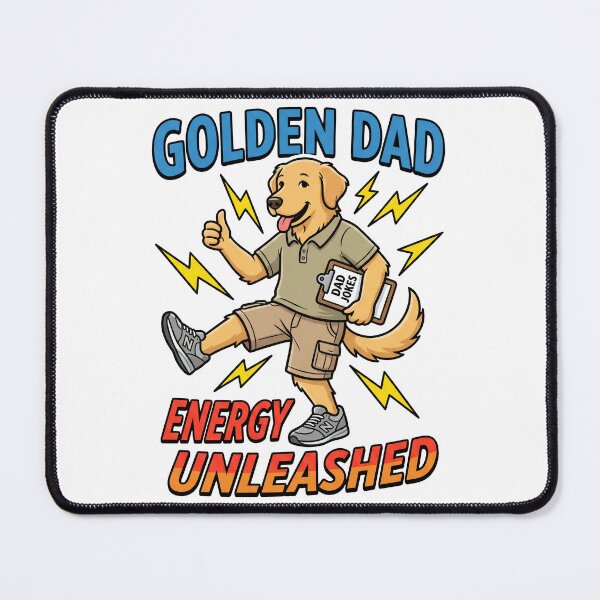 Item preview, Golden Dad Unleashed Energy designed and sold by zoughlal.
