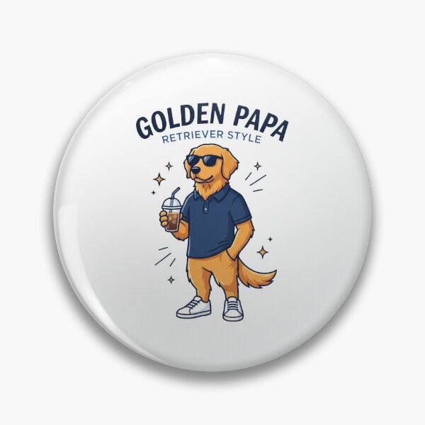 Item preview, Golden Papa Retriever Style designed and sold by zoughlal.