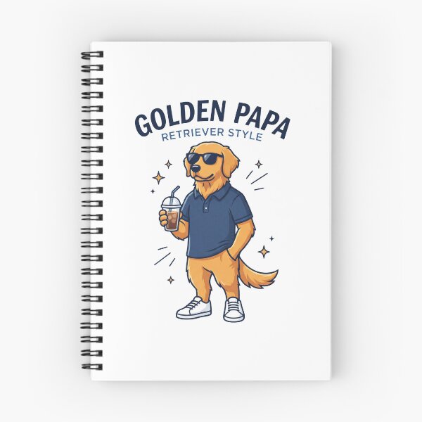 Item preview, Golden Papa Retriever Style designed and sold by zoughlal.