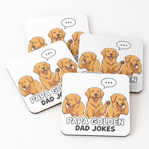 Item preview, Papa Golden Dad Jokes designed and sold by zoughlal.