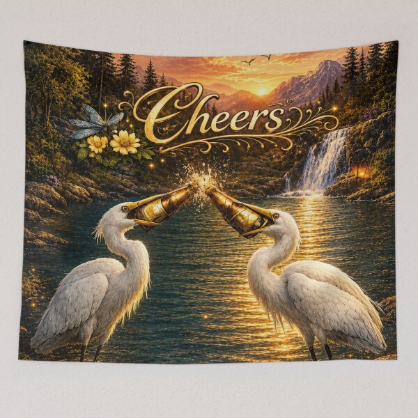 Item preview, Cheers at sunset designed and sold by urbanshop7.