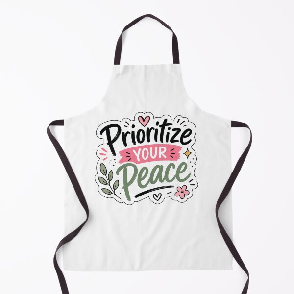 Item preview, Prioritize Your Peace | Self Care Quote | Mental Health, Mindfulness & Positive Affirmation Design designed and sold by Pixanova.