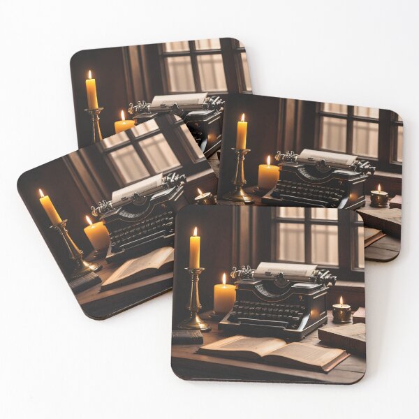Item preview, The Scholar's Desk | Dark Academia Vintage Typewriter Art designed and sold by LeguiStore.