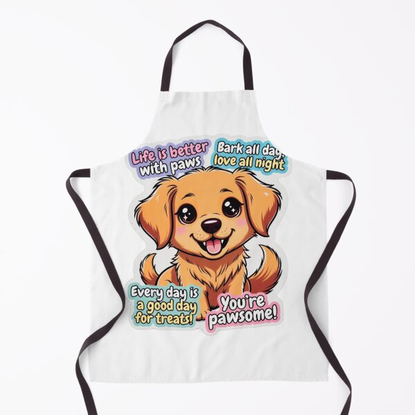 Item preview, Cute Pawsome Puppy Quotes Sticker designed and sold by ExploreAura Studio.