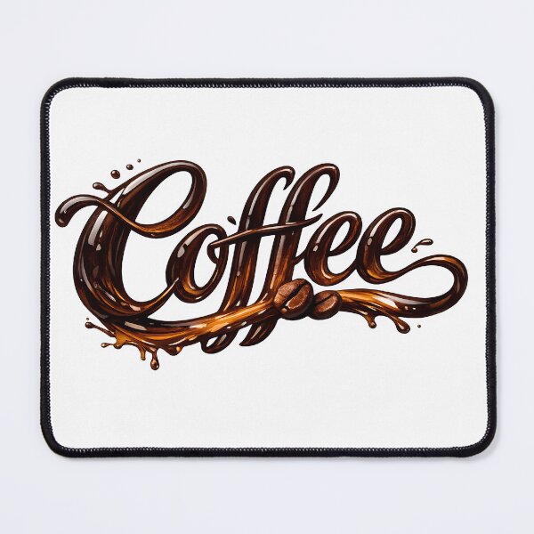 Item preview, coffee text designed and sold by Black-White-art.