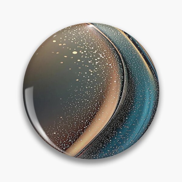 Item preview, The Elegance of Metallic Movement, Abstract Luxury Curve - Metallic Wave in Copper and Deep Blue with Sparkles designed and sold by RAYBIL.