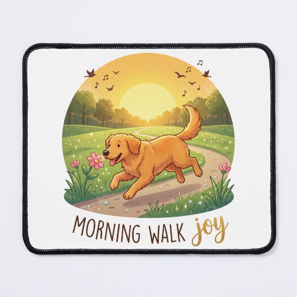 Item preview, Golden Morning Walk Joy designed and sold by zoughlal.