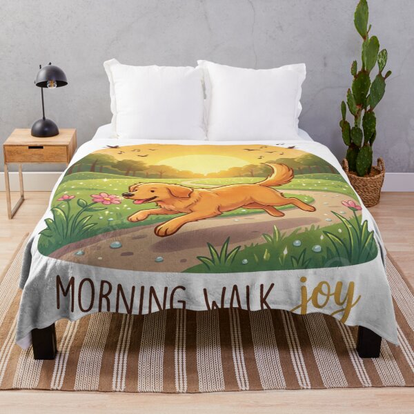 Item preview, Golden Morning Walk Joy designed and sold by zoughlal.