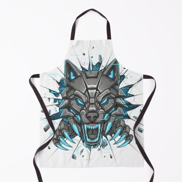 Item preview, Cyberpunk Mecha Wolf designed and sold by GlitchDripX.