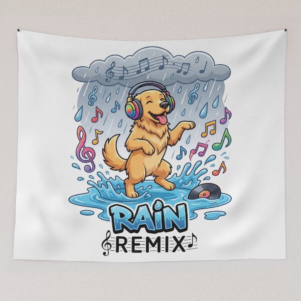 Item preview, Golden Rainy Day Remix designed and sold by zoughlal.