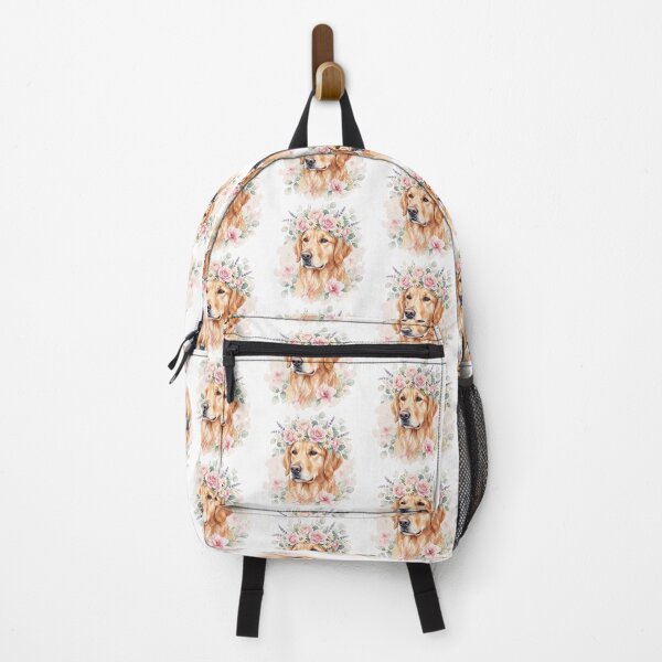 Item preview, Golden Retriever Watercolor Floral designed and sold by zoughlal.