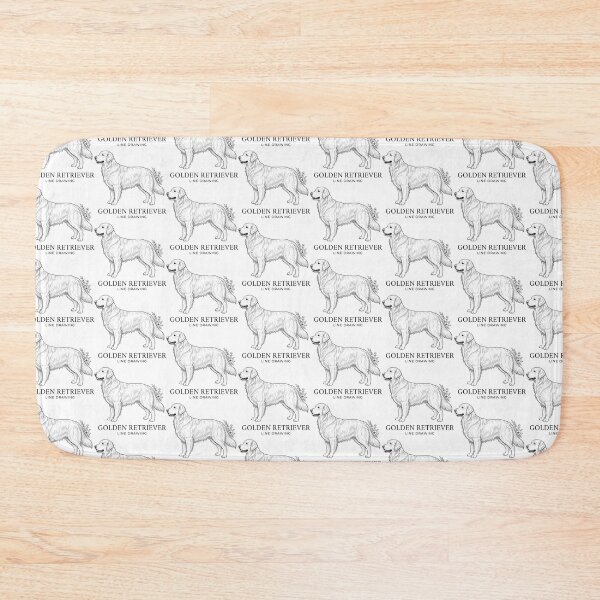 Item preview, Golden Retriever Line Drawing designed and sold by zoughlal.