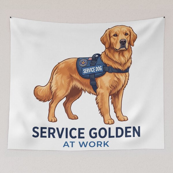 Item preview, Service Golden At Work designed and sold by zoughlal.