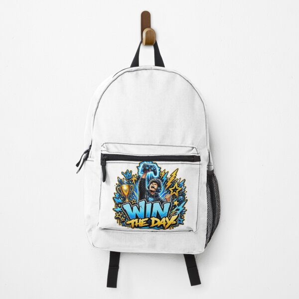 Item preview, WIN THE DAY Gaming Sticker | Neon Esports Streetwear Graphic Design designed and sold by Stylestickers55.