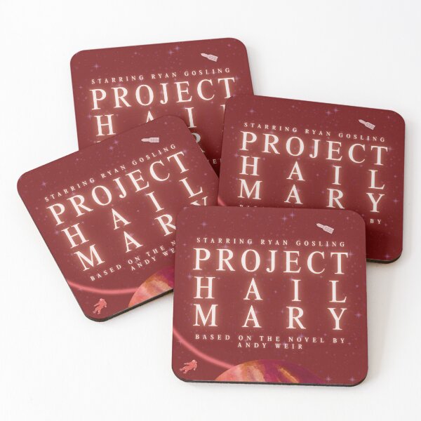 Item preview, Square Project Hail Mary Movie Poster designed and sold by hannahbeth23.