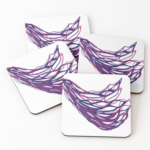 Item preview, Vibrant Magenta and Violet Flow Art designed and sold by SaraPixels.