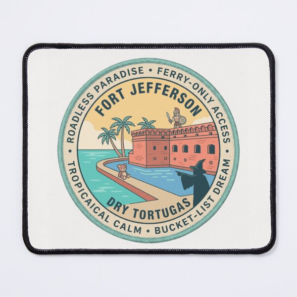 Item preview, Fort Jefferson w Dry Tortugas National Park designed and sold by ViralVisionsCreating .