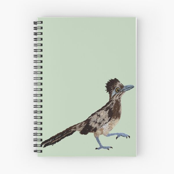 Item preview, Roadrunner – Original Hand Embroidered Wildlife Art designed and sold by Alsa.handembroidery.