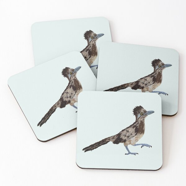 Item preview, Roadrunner – Original Hand Embroidered Wildlife Art designed and sold by Alsa.handembroidery.