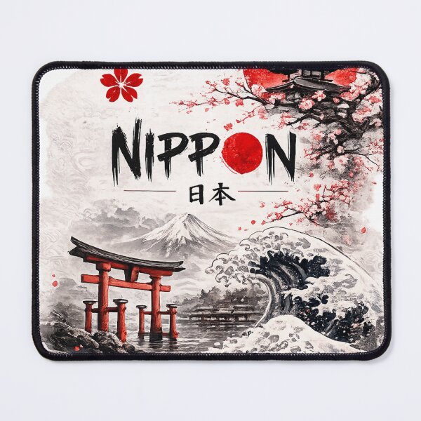 Item preview, NIPPON Japanese Art Mount Fuji Torii designed and sold by ANDYWARRICK.