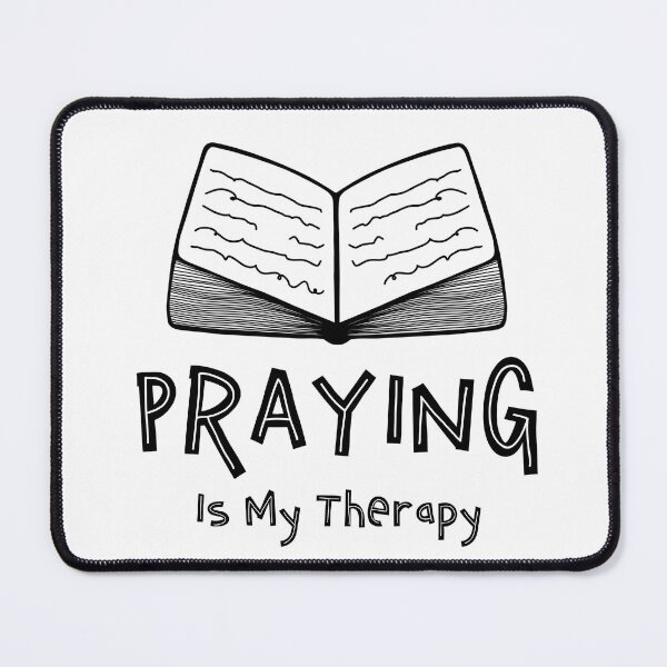 Item preview, Praying Is My Therapy Cute Bible designed and sold by Sartoris Art.