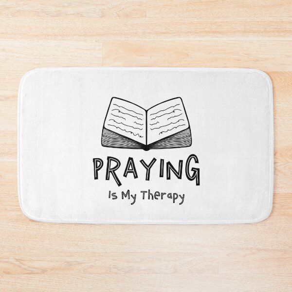 Item preview, Praying Is My Therapy Cute Bible designed and sold by Sartoris Art.