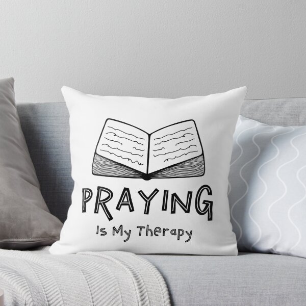 Item preview, Praying Is My Therapy Cute Bible designed and sold by Sartoris Art.