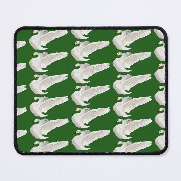 Item preview, W is for Whooper Swan , Whooper Swan – Graceful Northern Waterfowl Illustration designed and sold by PrettylittlepastelUk.