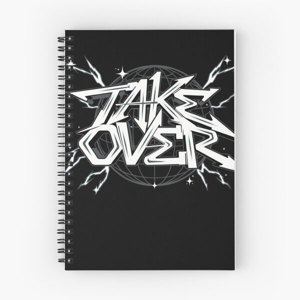Item preview, TAKE OVER - Dark Streetwear Graffiti Logo | Cyberpunk Urban Design designed and sold by STREETEES CLUB.