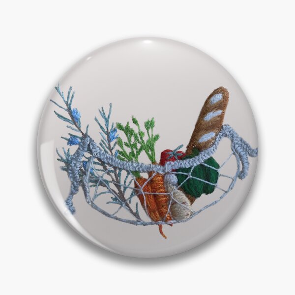 Item preview, Vegetable net hand embroidery designed and sold by Alsa.handembroidery.