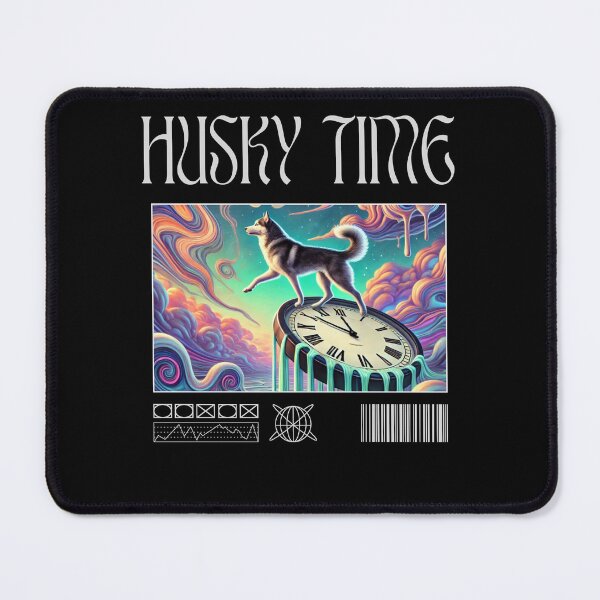 Item preview, Husky Time Surreal Husky Art designed and sold by Echoes of Lion Studio.