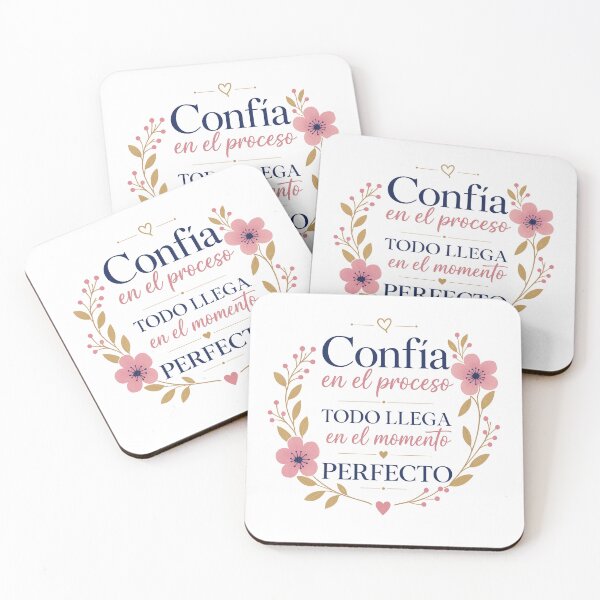 Item preview, Trust the Process Floral Quote — Inspirational Wreath Design designed and sold by JolususaStore.